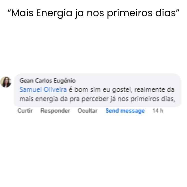 mais energia ja nos primeiros dias