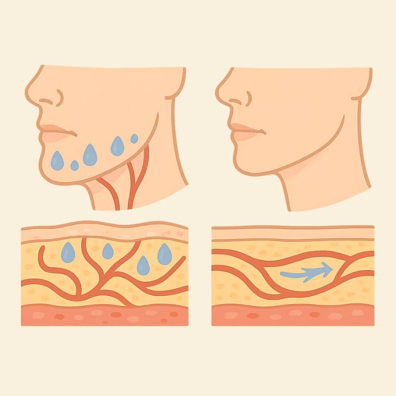 fotos beneficios auricularea rosto inchaodo